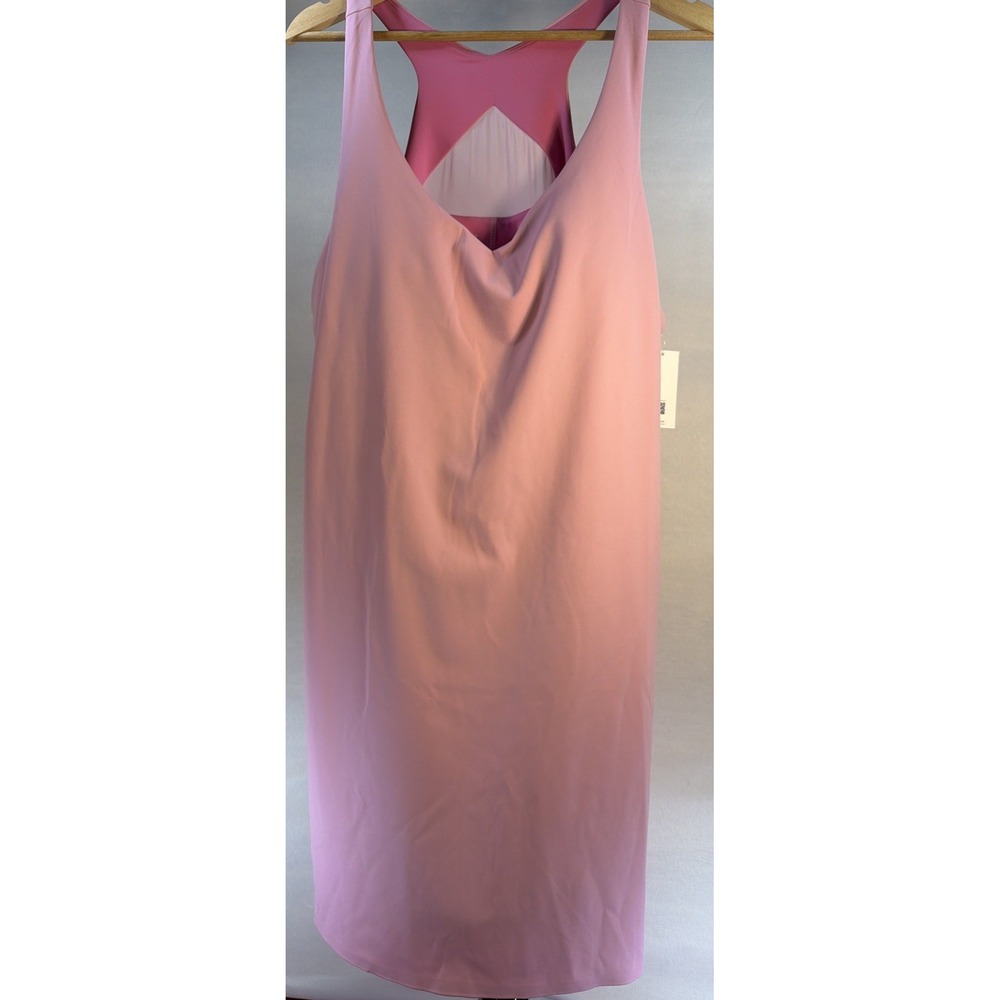 Spanx New With Tags Pink Get Moving V-Neck Exercise Dress Size 2X Activewear